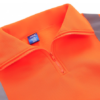 Sweat-shirt 1/4 zip haute visibilité – Image 3