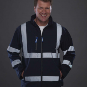 Veste softshell haute visibilité