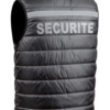 Gilet sans manches Sécu-One sécurité noir – Image 2