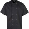 Veste de cuisine manches courtes à boutons pression – Image 4