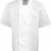 Veste de cuisine manches courtes à boutons pression – Image 2