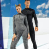 Haut zippé performance femme multi-sport sans coutures – Image 2