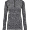 Haut zippé performance femme multi-sport sans coutures – Image 3