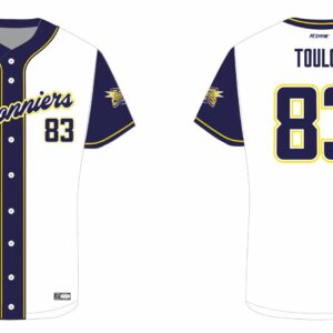Chemise baseball tackle twill brodée Canonniers 2025 blanche