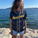 Chemise baseball tackle twill brodée Canonniers 2025 bleue – Image 6