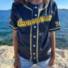 Chemise baseball tackle twill brodée Canonniers 2025 bleue – Image 2